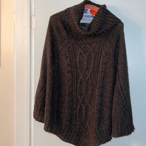 H&M Brown Poncho